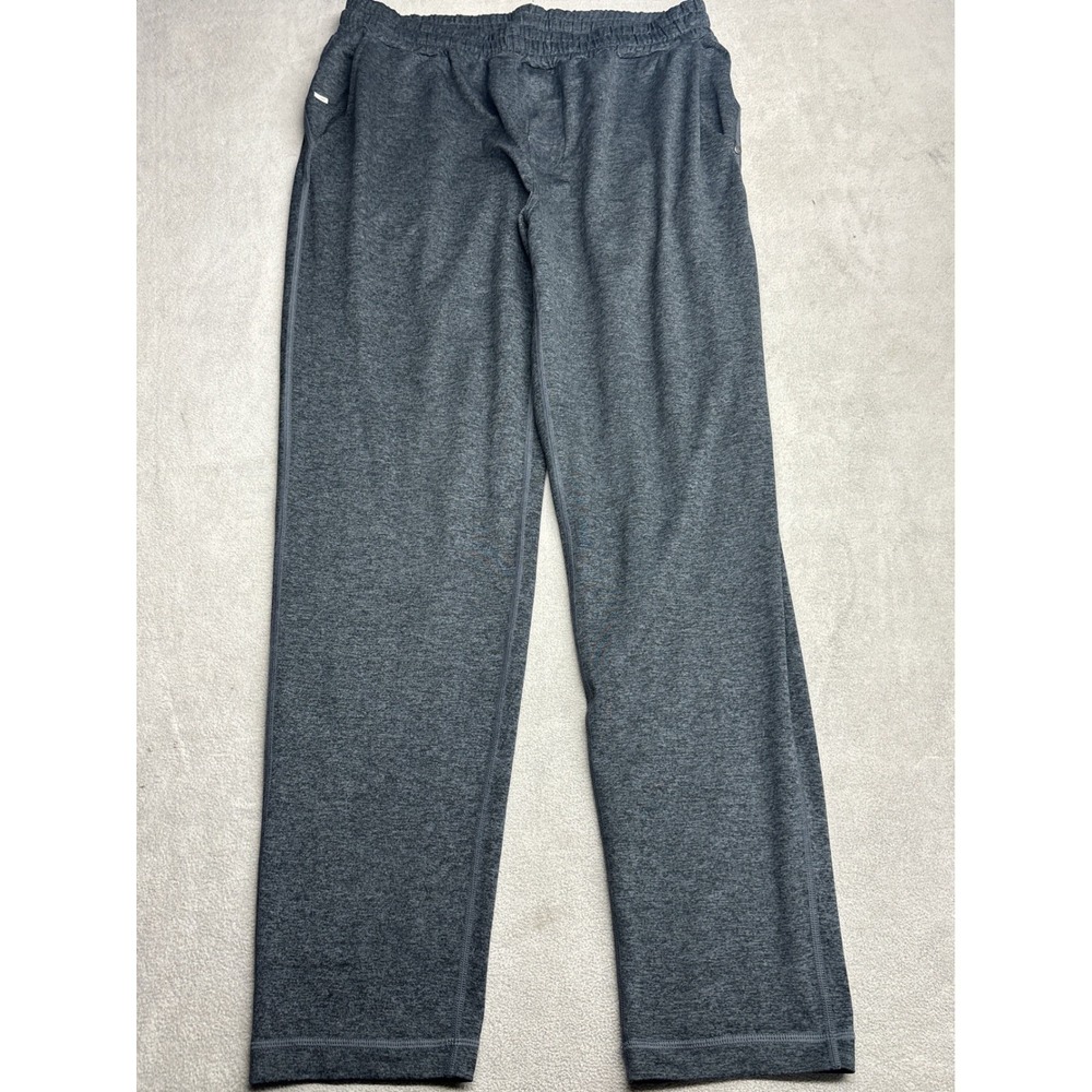 Vuori Ponto Performance Pant Grey DreamKnit XL V418 Mens Stretch Zip Casual